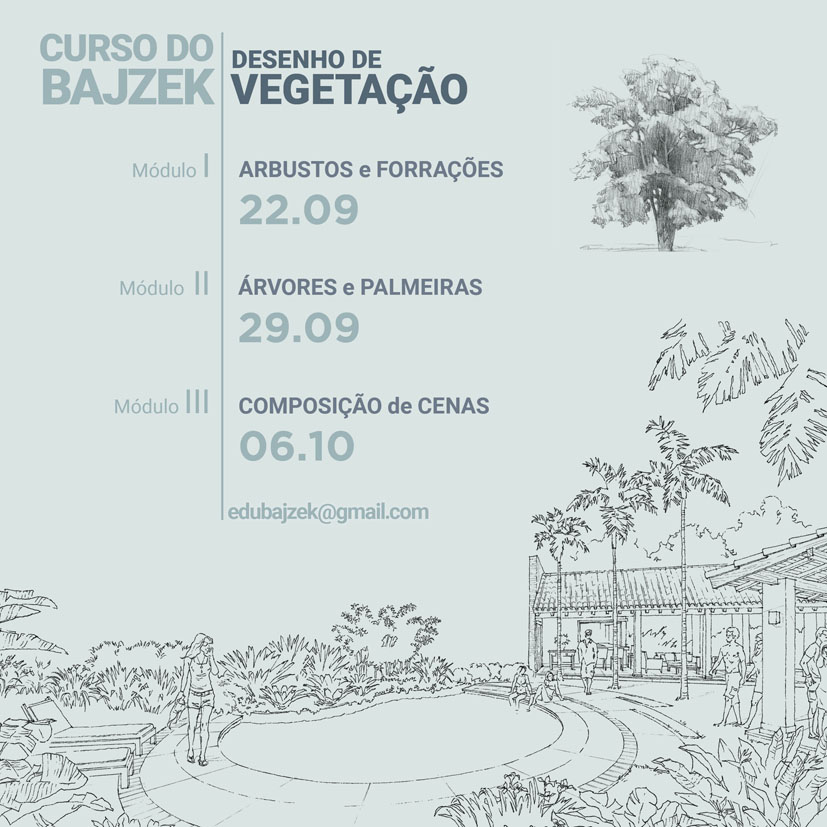 EDUARDO BAJZEK: Curso de Desenho de Vegetação